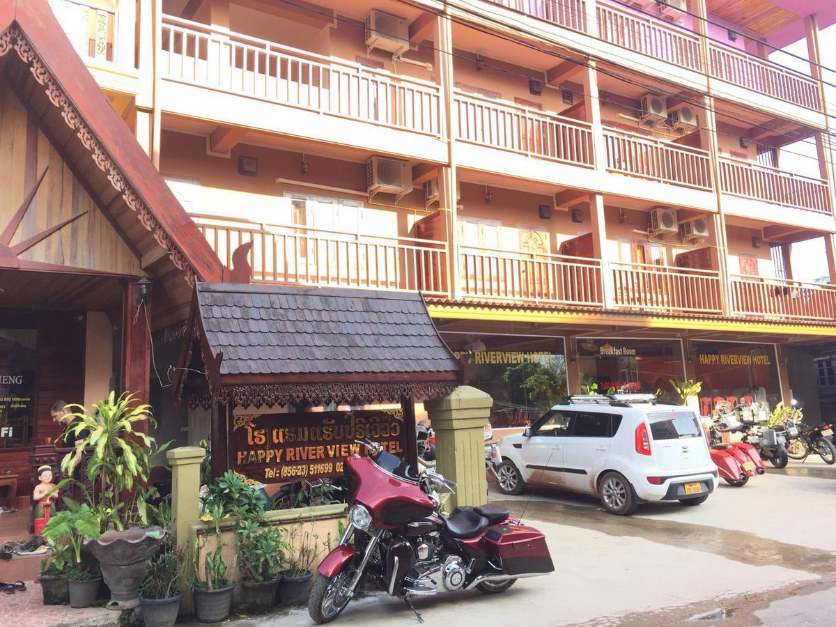 Happy River View Hotel Vang Vieng Buitenkant foto