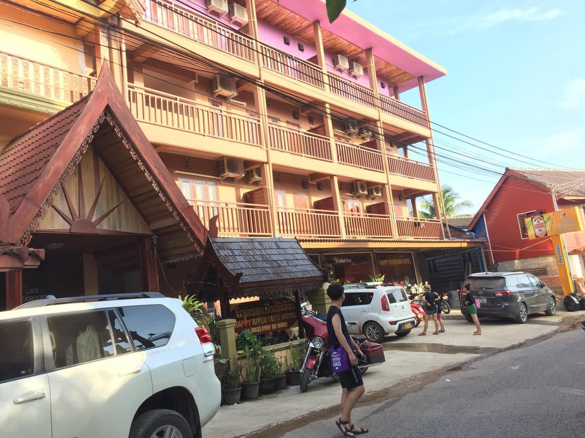 Happy River View Hotel Vang Vieng Buitenkant foto
